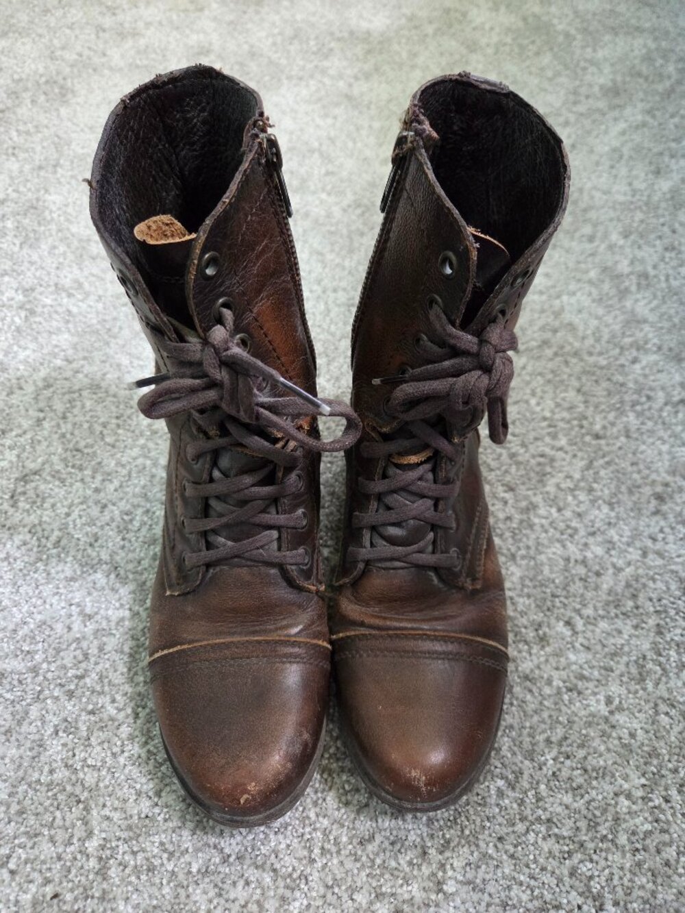 Steve Madden combat style boots